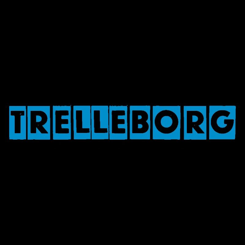 Trelleborg – Blaues Textdesign