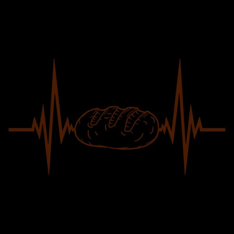 heartbeat pulse frequency hunger loaf bread slice