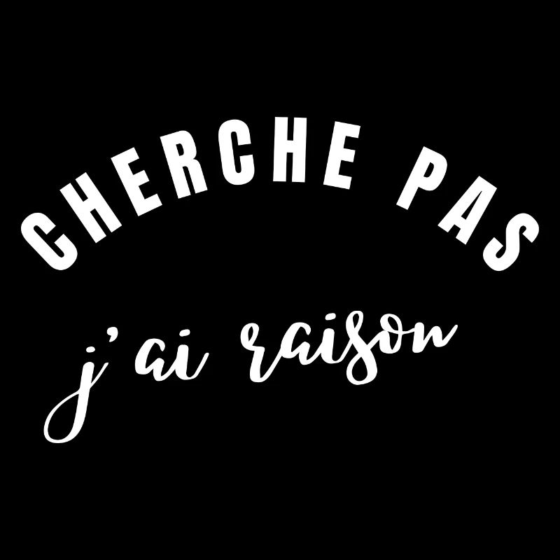 cherche pas j'ai raison