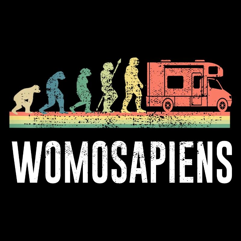 Camping Evolution Wohnmobil Womosapiens lustig