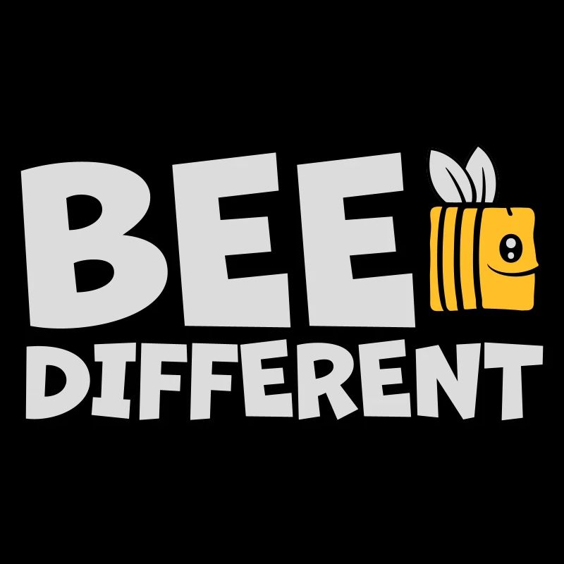 bee different Spruch Zitat