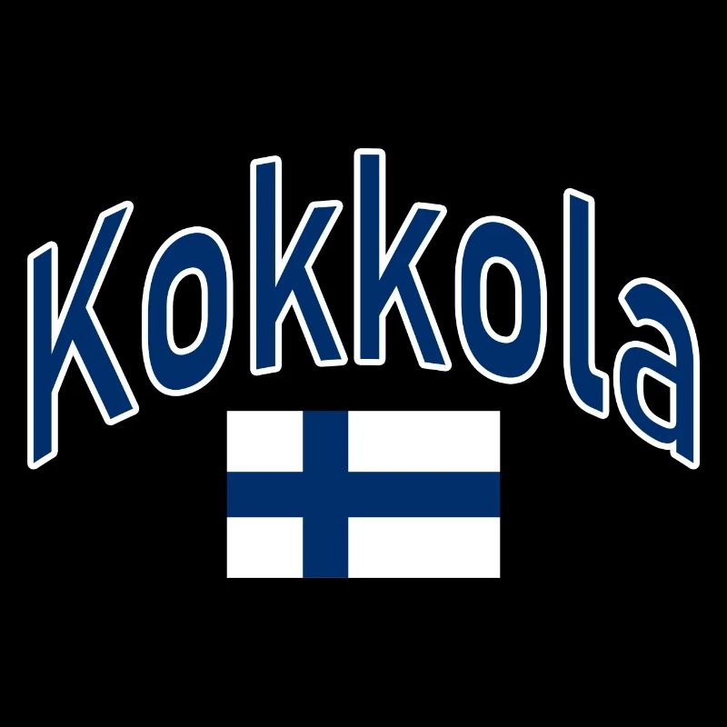 Drapeau finlandais de Kokkola