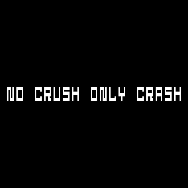 No crush only crash Informatiker Geschenk