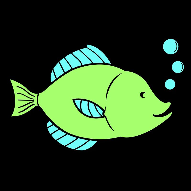 Bande dessinée de poisson