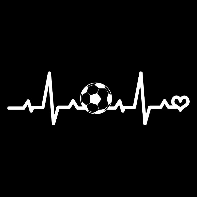 Fußball Herzschlag EKG Puls Herzfrequenz Liebe
