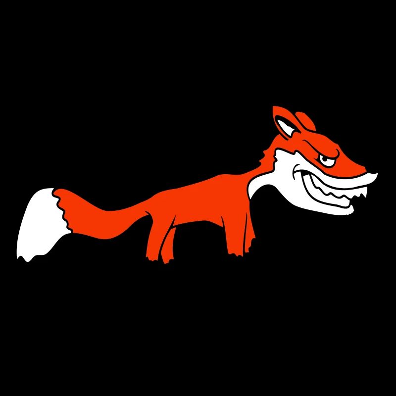 Fuchs Böser Blick Gefährlich Rotfuchs Wildes Tier