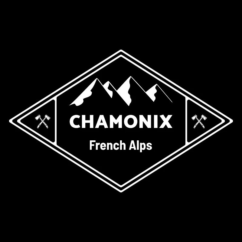 losange blanc Chamonix