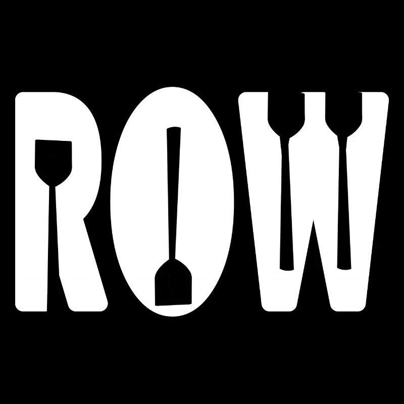 ROW Awesome Paddle Rowing Designs T-Shirt Present