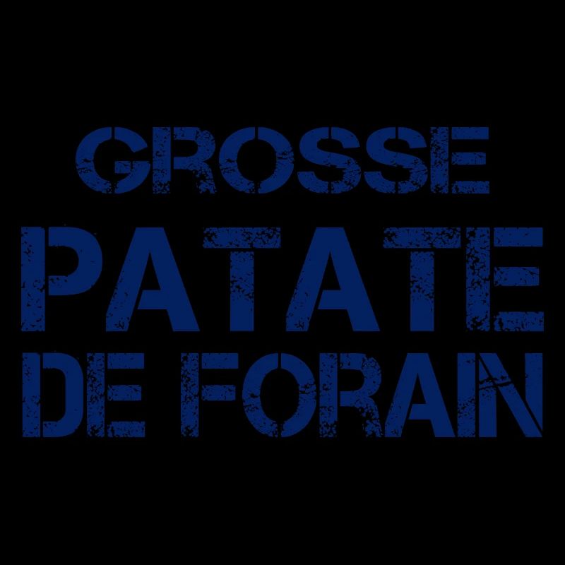 Grosse Patate de forain (bleu)