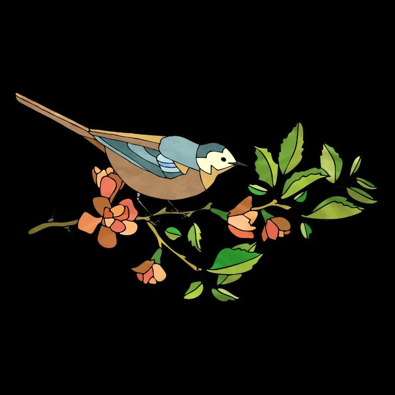 Bunter Vogel