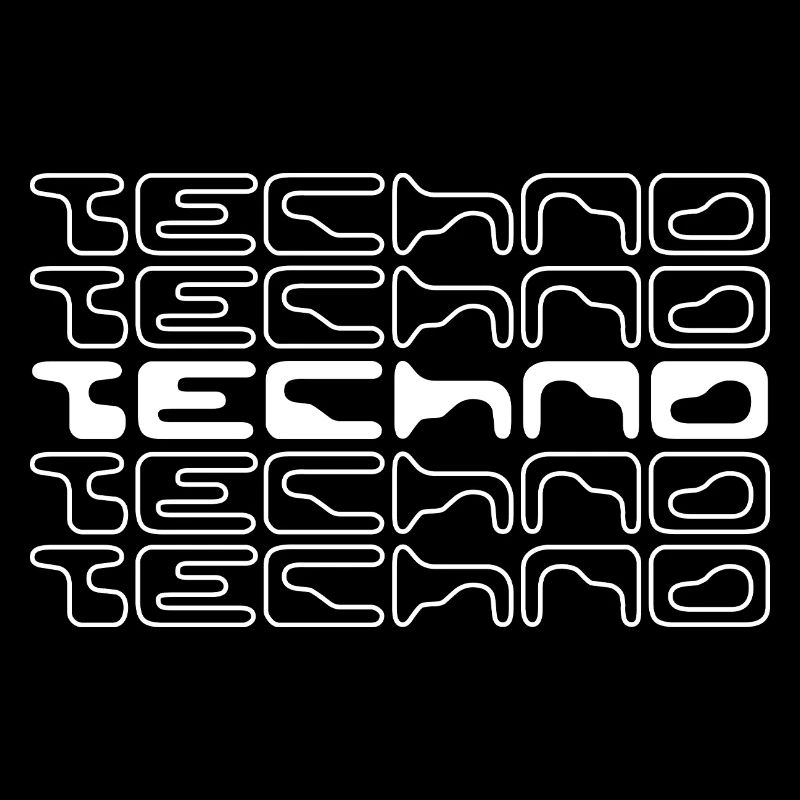 Techno-Musik-Logo