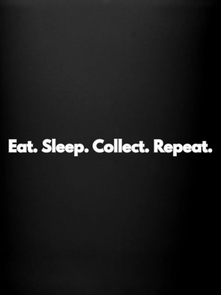 Manger. Dormir. Recueillir. Répéter.
