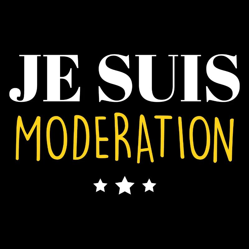 JE SUIS MODERATION Cadeau Apéro