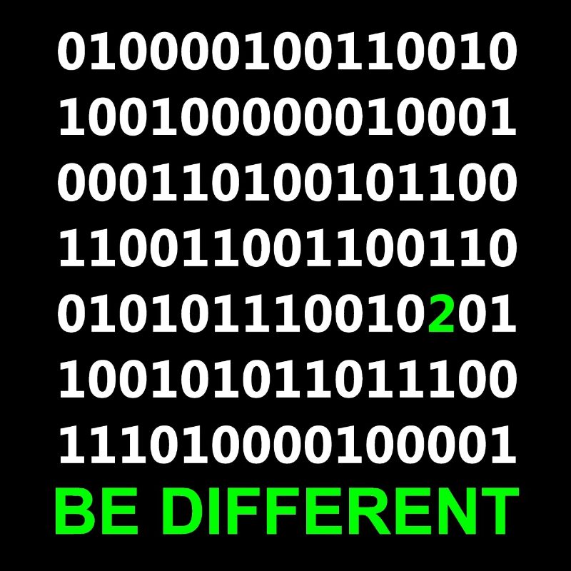Être différent - Binaire - Numérique
