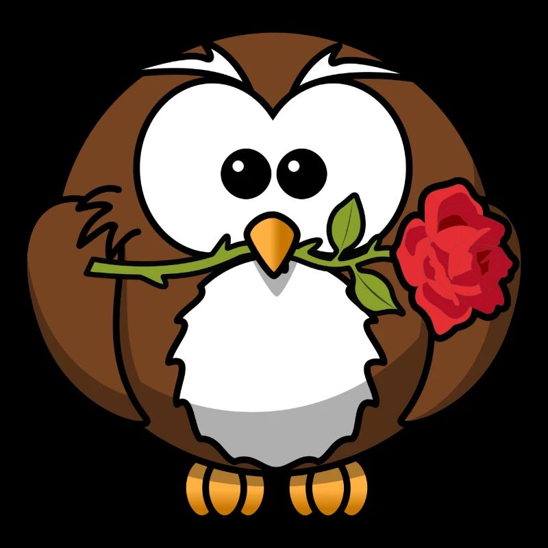 petit hibou avec Rose