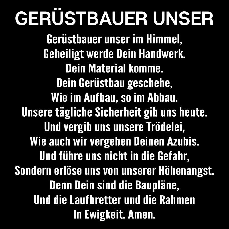 Gerüstbauer Gerüstbau Gerüster Unser Geschenk