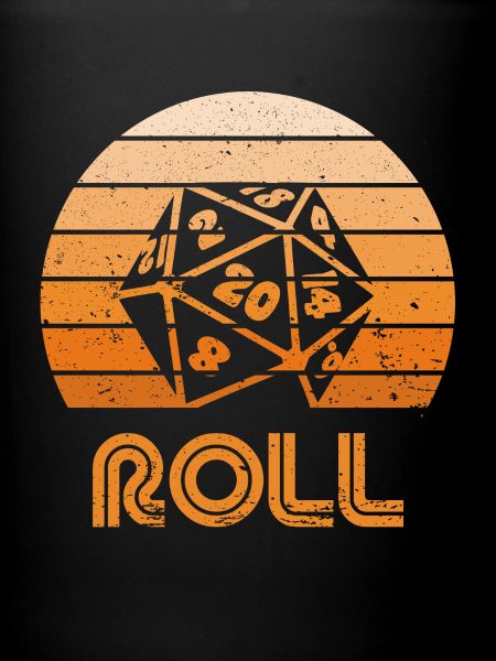 Retro Sunset D20 Roll