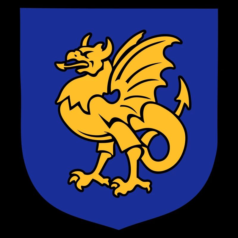 fantasy creature griffin drawing Bornholm