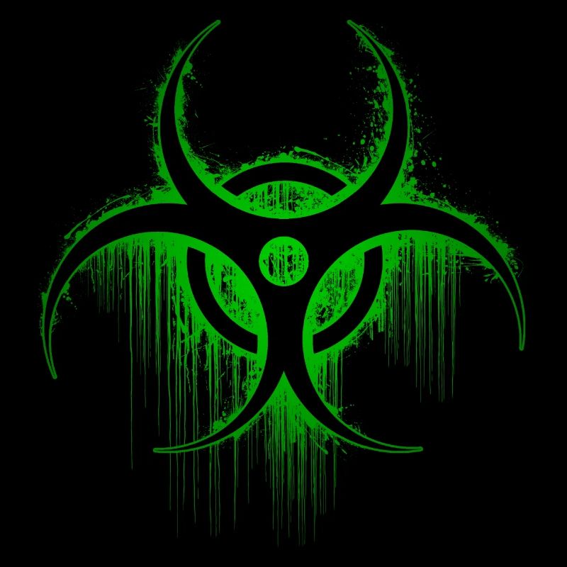 Biohazard Biogefahr corona Gothic Goth tattoo psy
