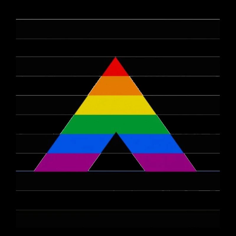 Straight Ally with LGBTQ+ Flag