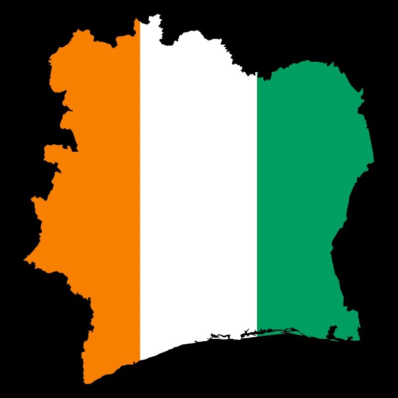 Cote D'Ivoire Elfenbeinküste Geschenk Flagge Land
