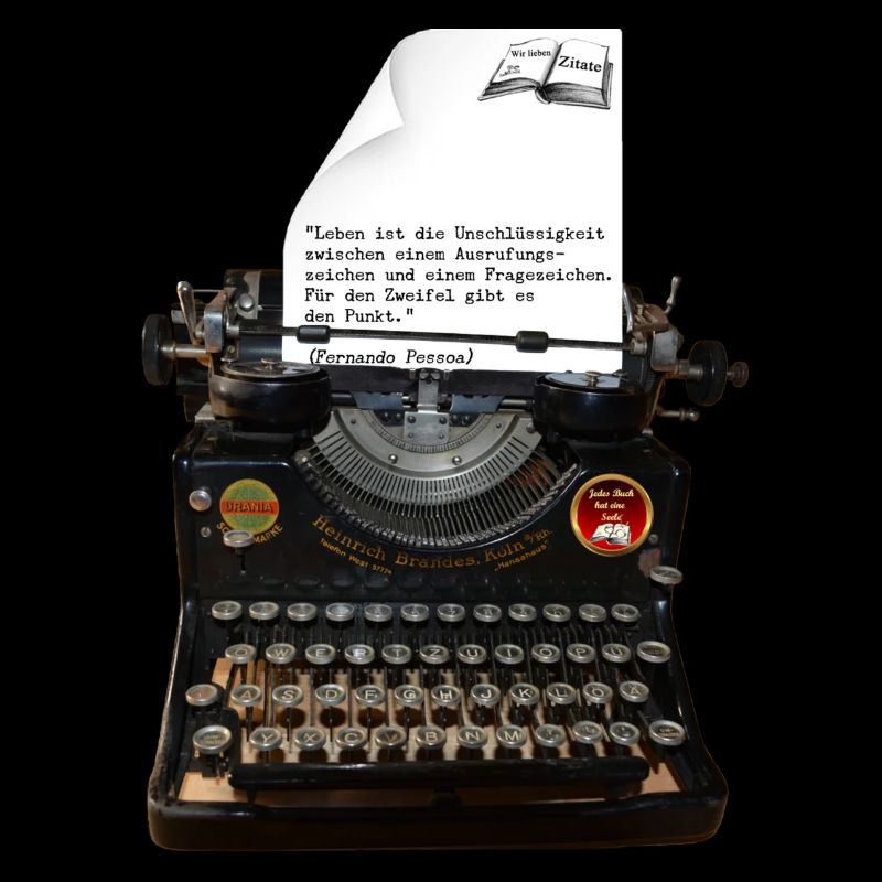 Typewriter + quote