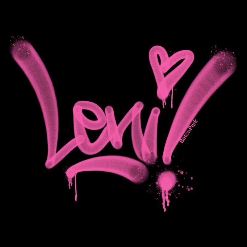 Leni Name Graffiti T Shirt