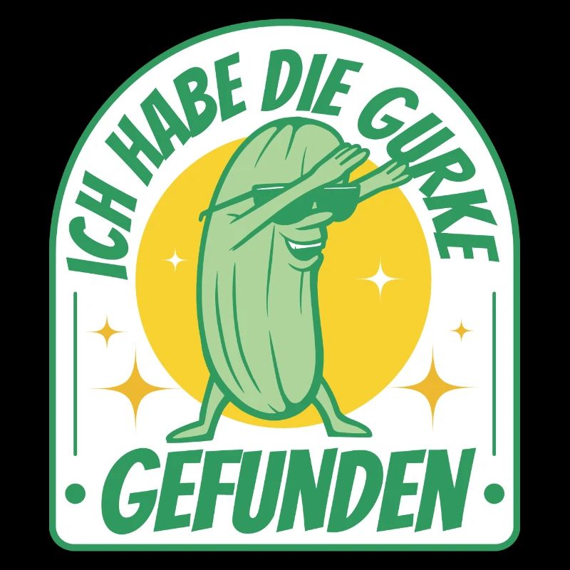 Coole Gurke Dab Sonnenbrille Geschenk Idee