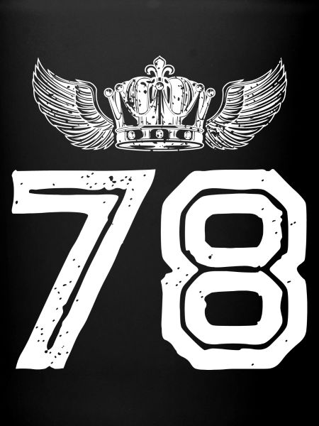 78 Number crown
