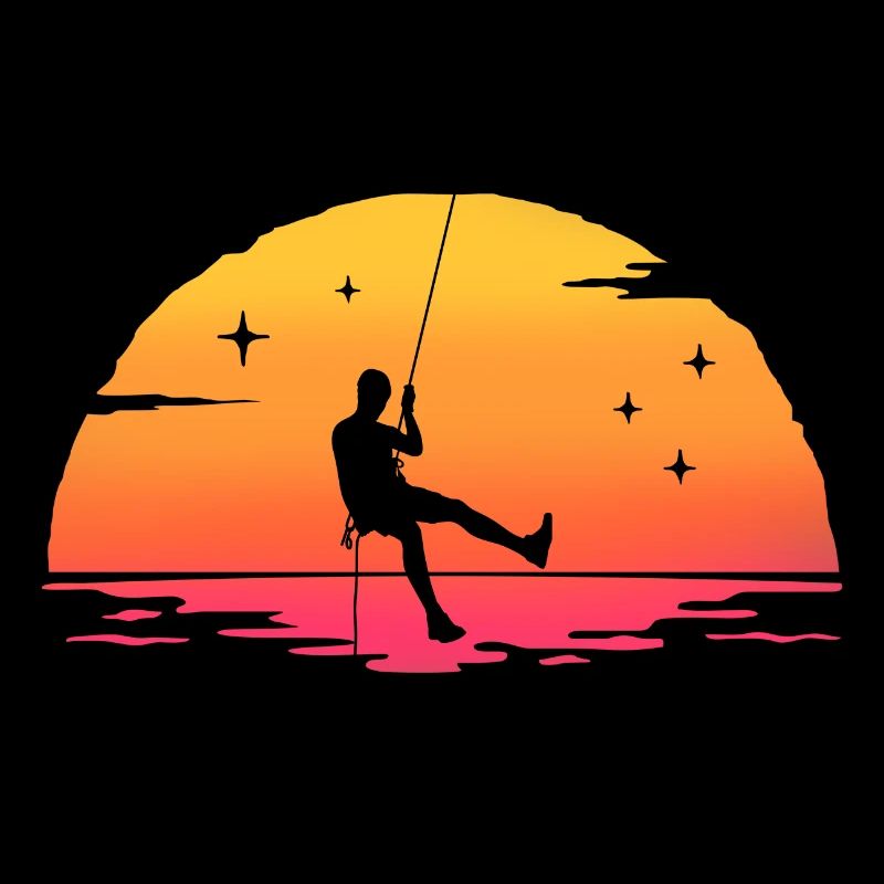 Sunrise Climbing Kletterer