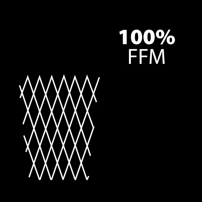 Nervuré 100% FFM #Geripptesglas #Frankfurt