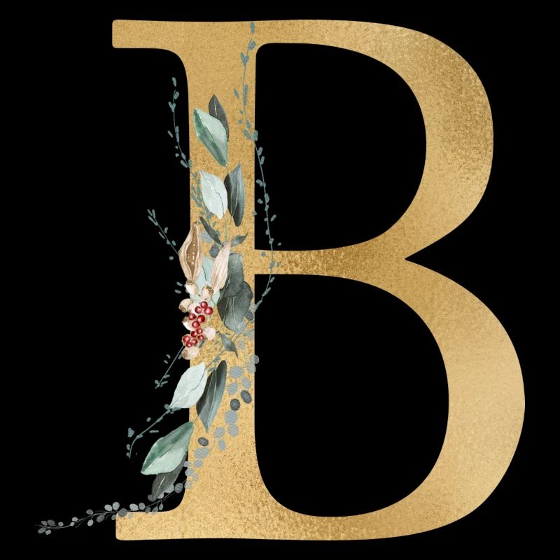Personalisierbar Monogramm B