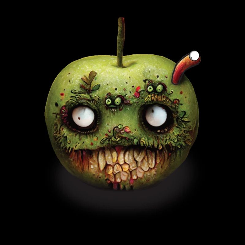 Zombie Apfel Fallobst