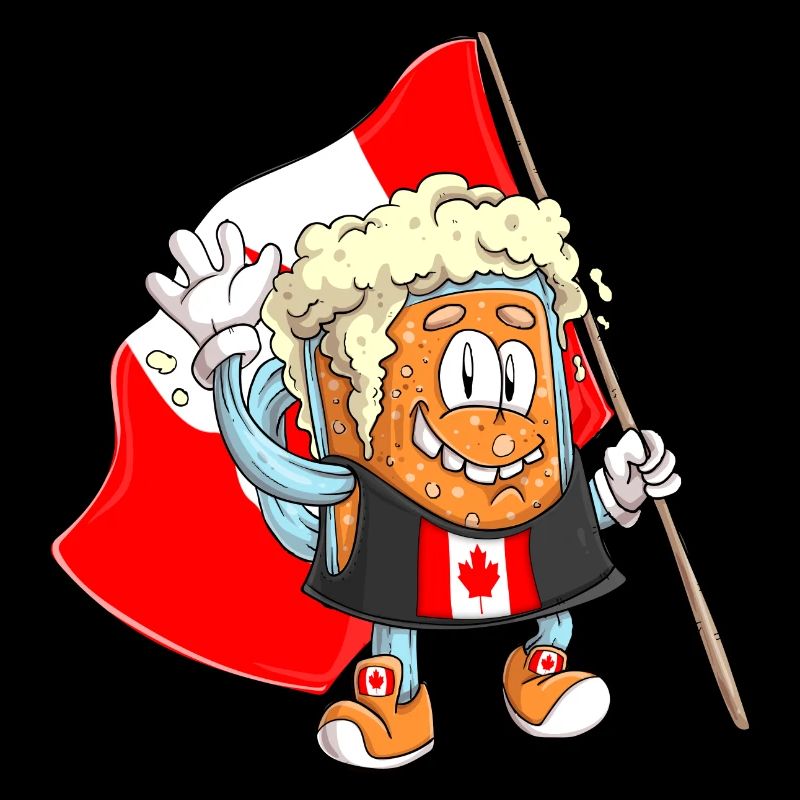 Bier Fan von Kanada
