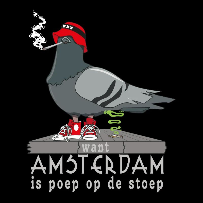 Amsterdam est caca sur le pas de la porte