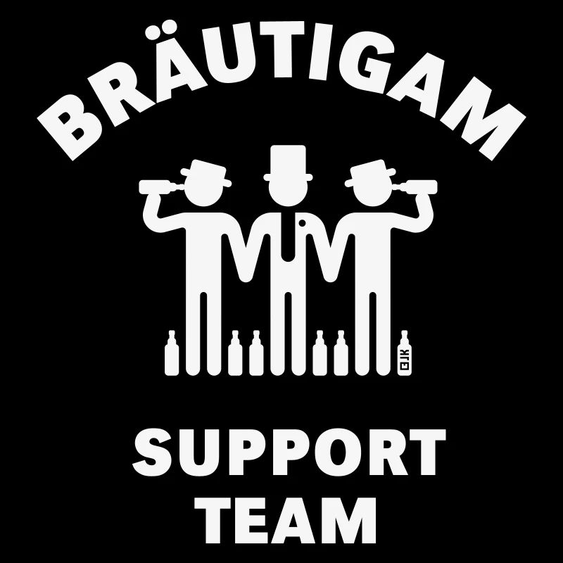 Bräutigam Support Team (JGA / Polterabend / White)