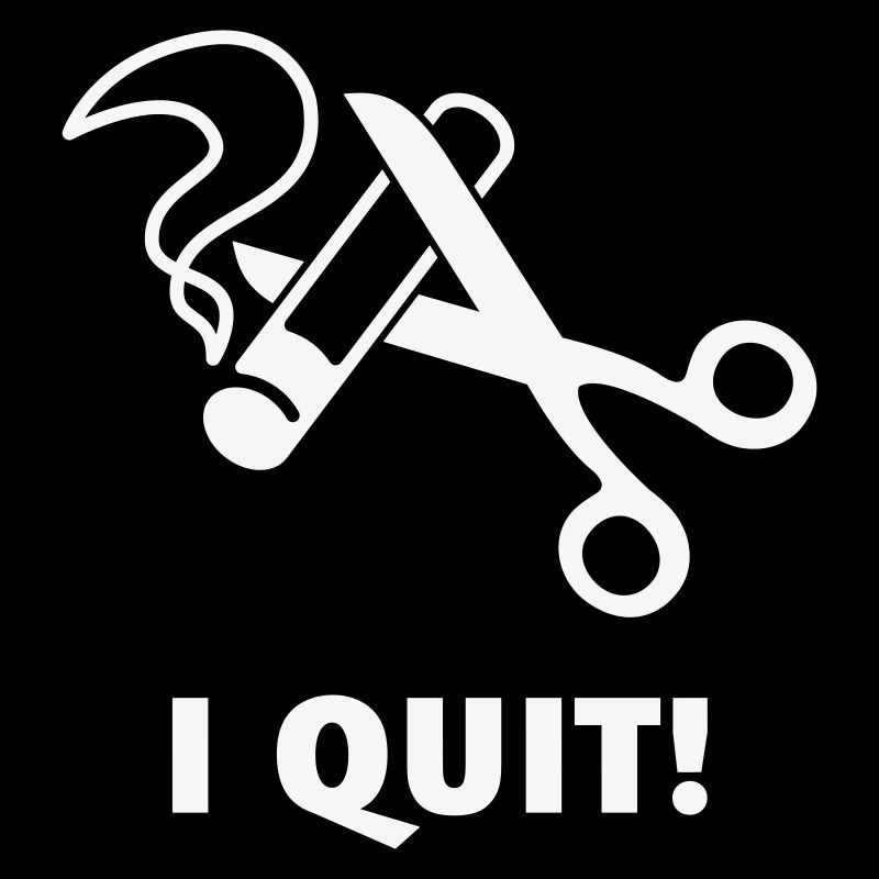 I Quit! (Ex-Smoker / Stop Smoking / White)