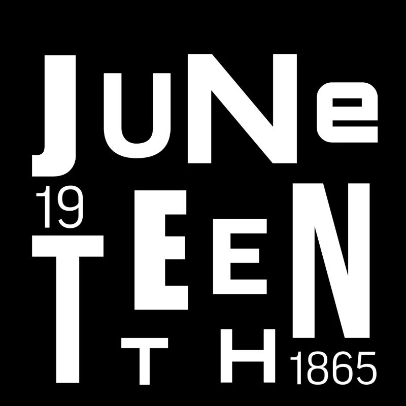 Ich liebe juneteenth geburtstag design geschenkide