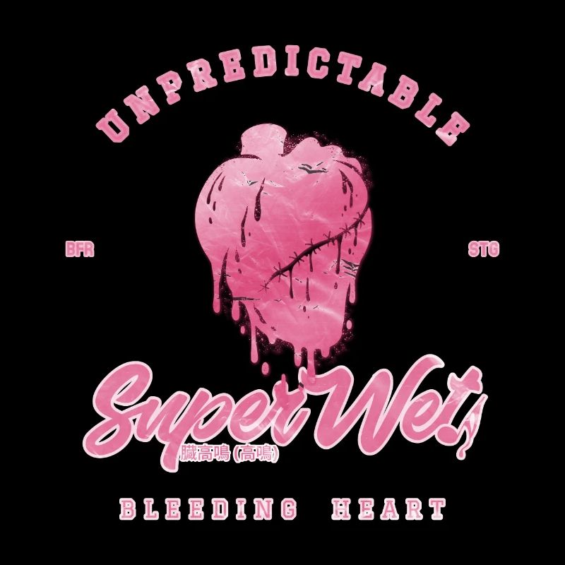Unpredictable bleeding heart (pale style)