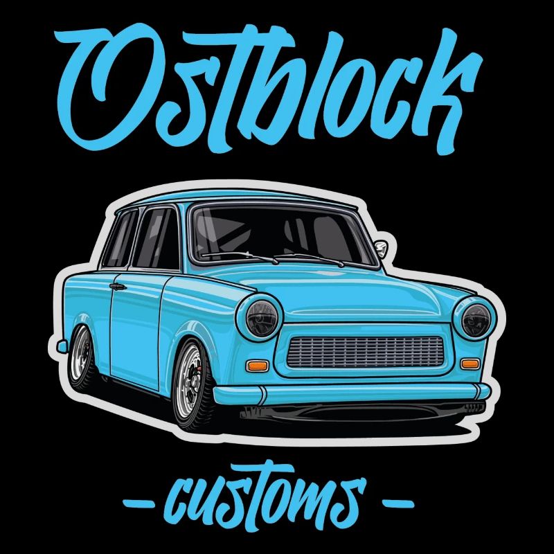 Trabi Illustration // Bloc de l’Est