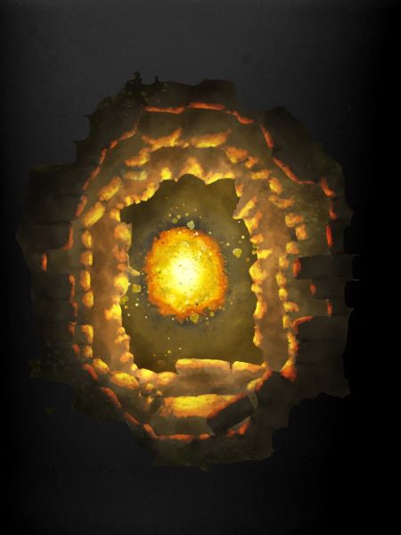 Feuriger Tempel