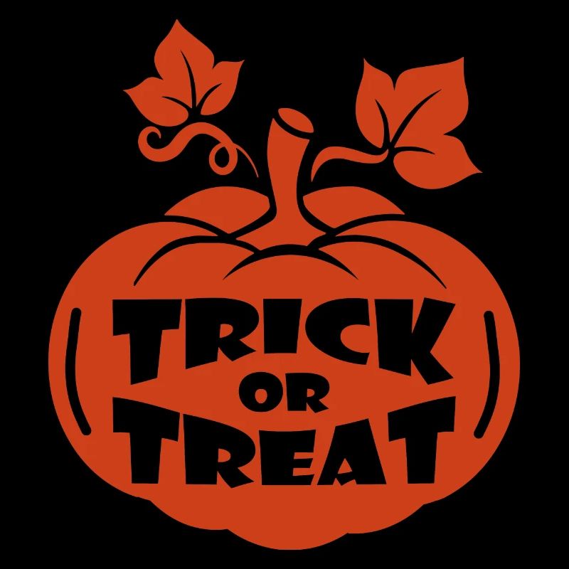 Halloween Kürbis Süßes oder Saures