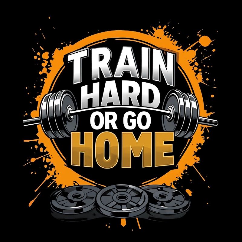 Trainieren Sie hart oder gehen Sie nach Hause, Fitnessstudio