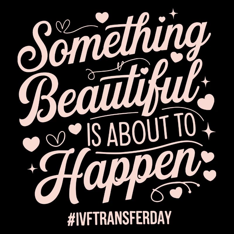 Hoffnung am IVF-Transfer-Tag
