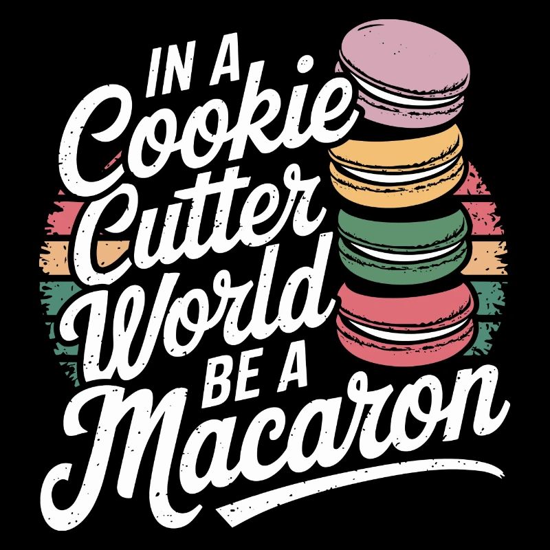 Sei wie ein bunter Macaron