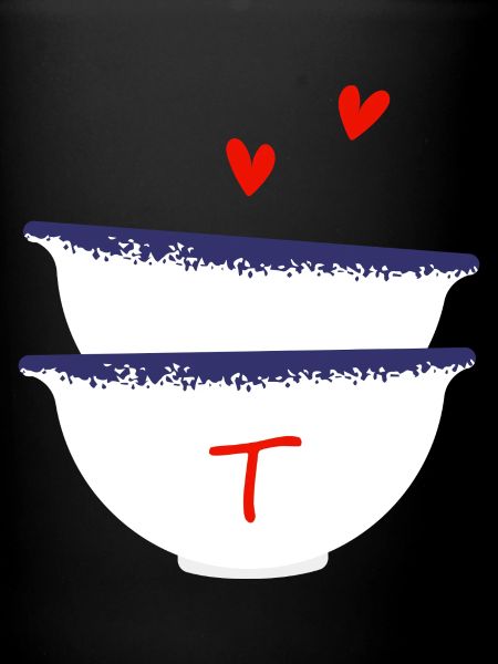 Lettre t bols breton