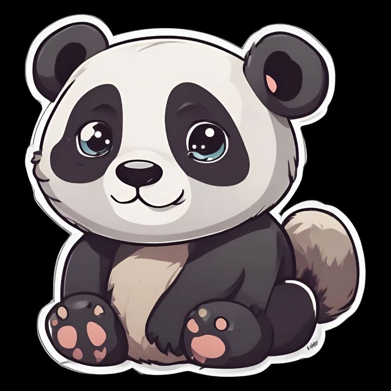 Panda mignon aux grands yeux
