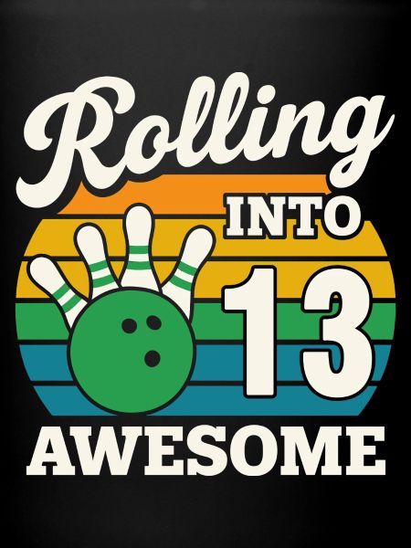 Retro Bowling 13e anniversaire Tee
