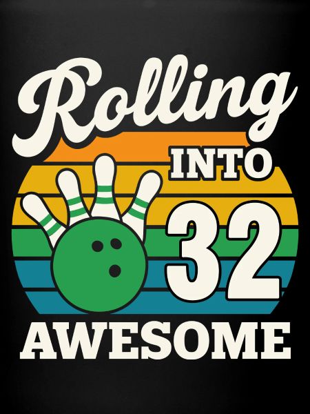 Retro Bowling 32e anniversaire Design