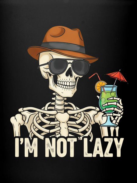 Skeletor avec boisson estivale